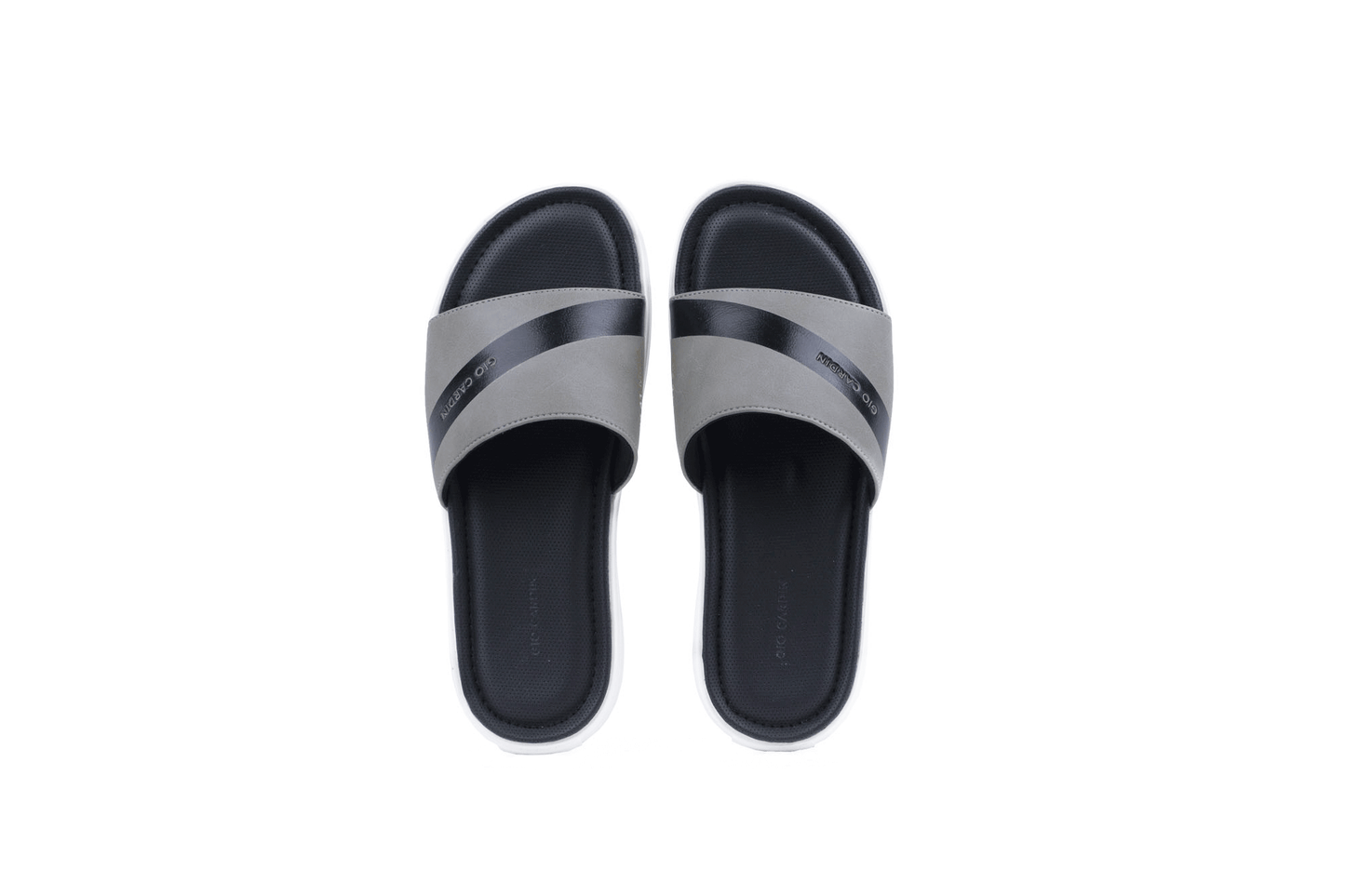 ELIO SLIDES | GREY / BLACK / WHITE | UNISEX - Gio Cardin
