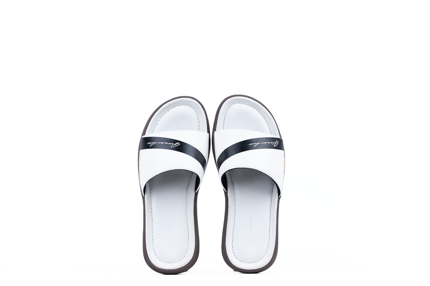 FOCIO SLIDES | WHITE / BLACK / BROWN | UNISEX - Gio Cardin