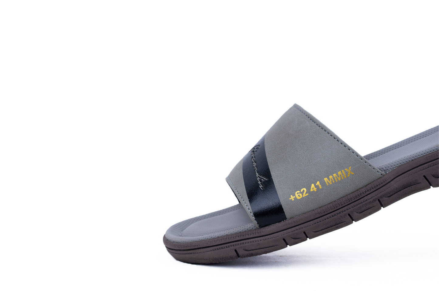 FOCIO SLIDES | GREY / BLACK / BROWN | UNISEX - Gio Cardin