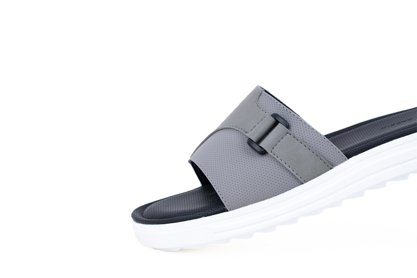 AEZAR SLIDES | GREY / WHITE | UNISEX - Gio Cardin