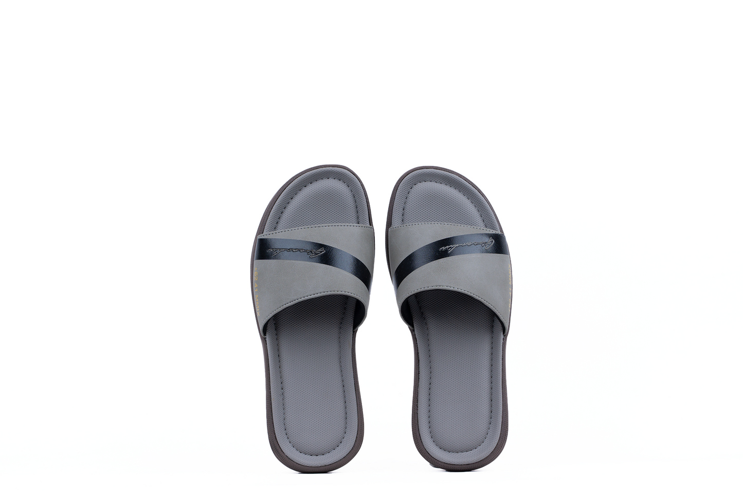 FOCIO SLIDES | GREY / BLACK / BROWN | UNISEX - Gio Cardin