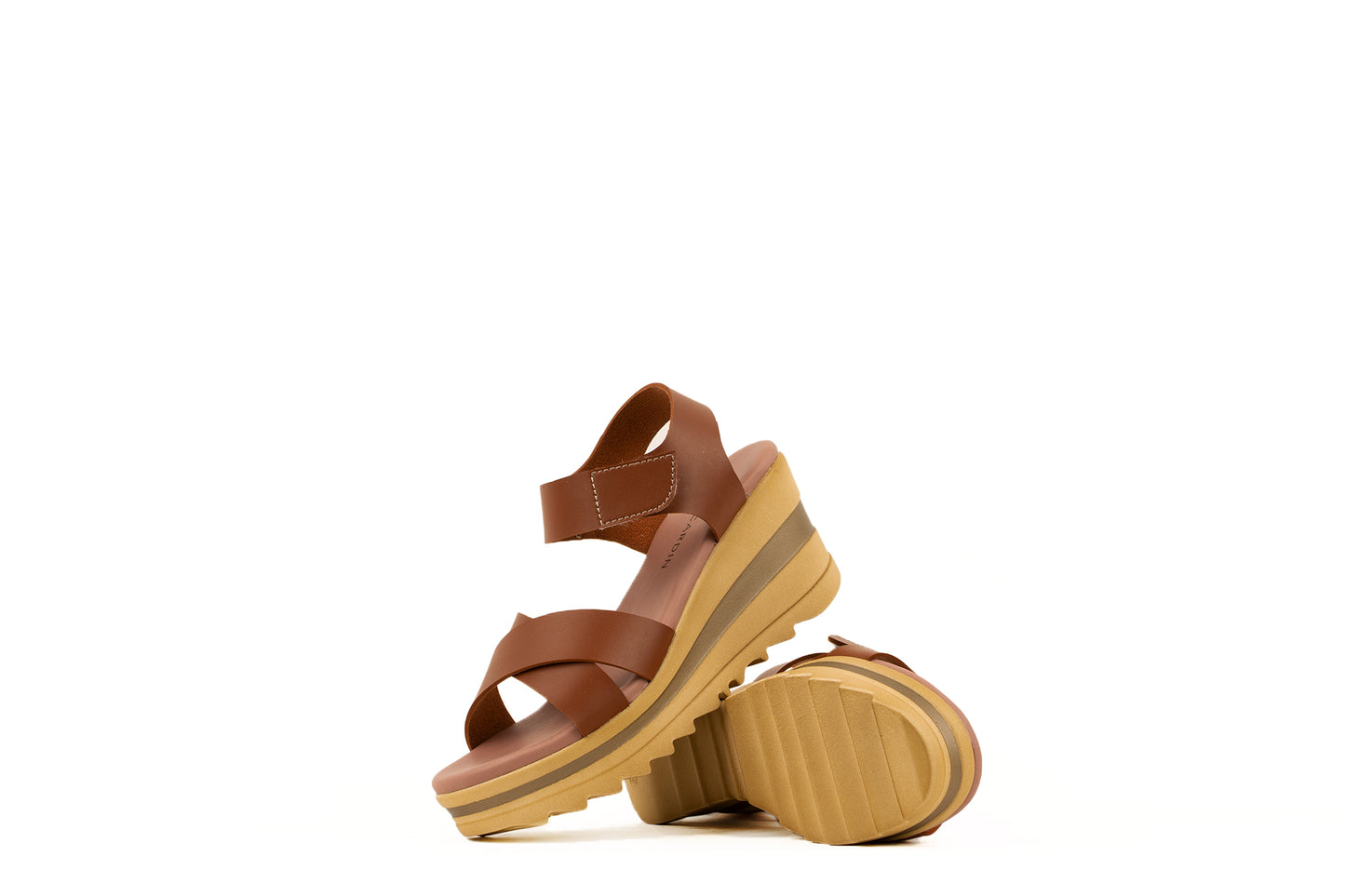 CANELA WEDGES SANDAL | TAN | WOMEN - Gio Cardin