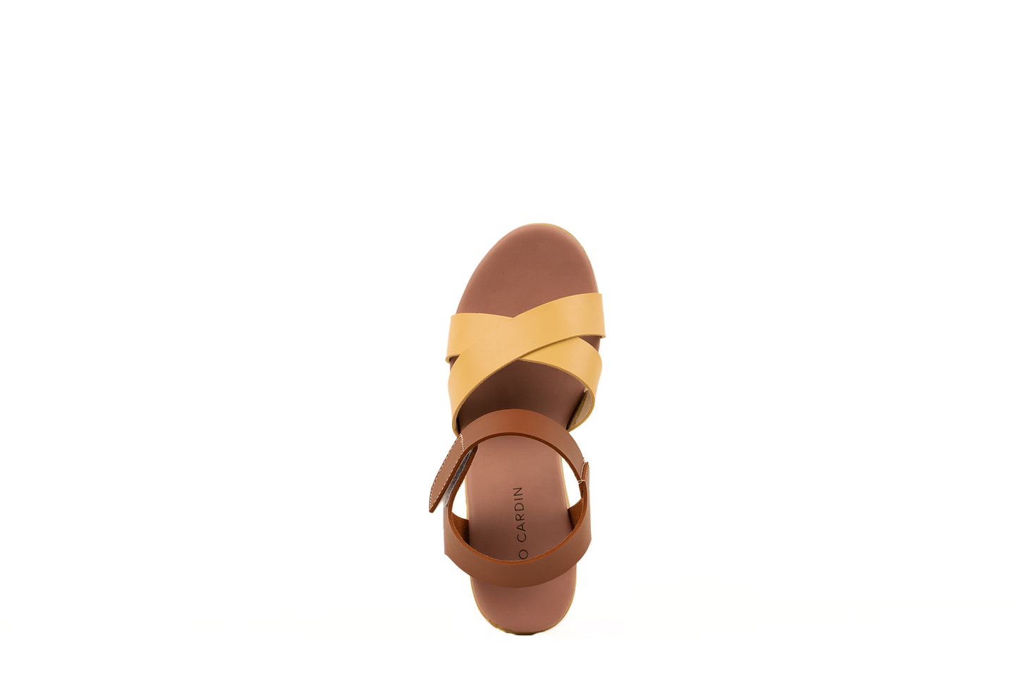 CANELA WEDGES SANDAL | TAN / YELLOW | WOMEN - Gio Cardin