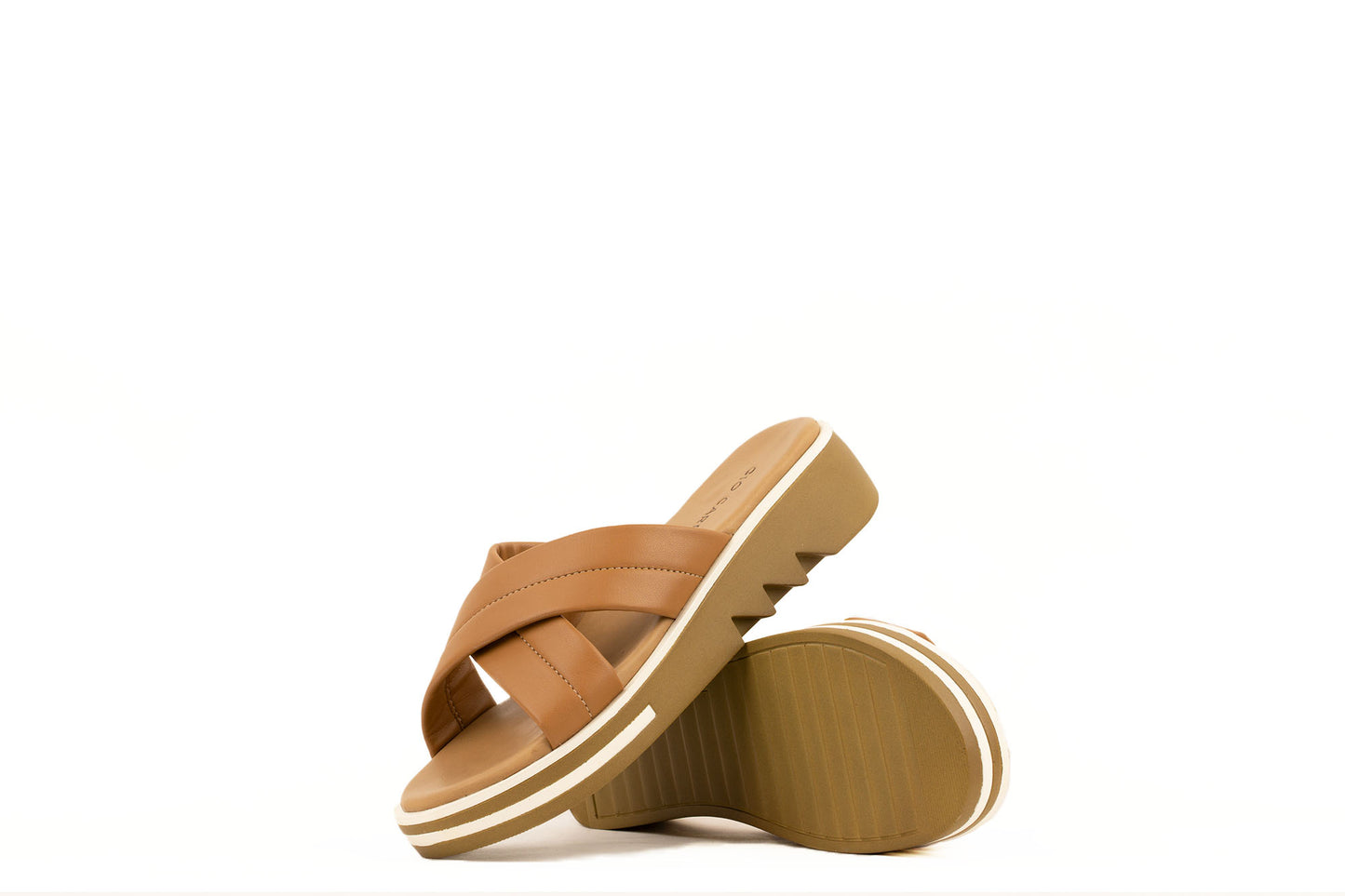 FLORA PLATFORM SANDAL | CAMEL | WOMEN - Gio Cardin