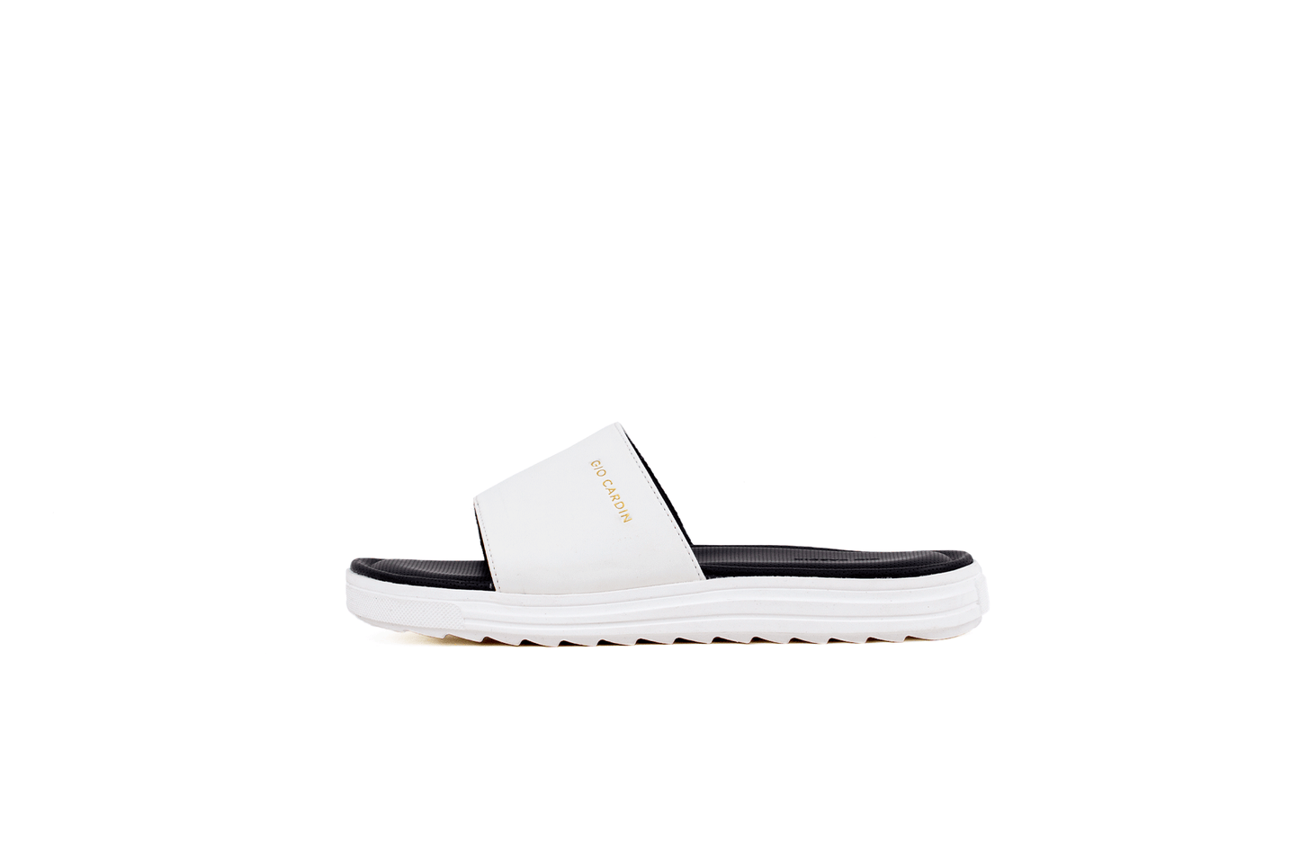 SERENO SLIDES | WHITE / BLACK | UNISEX - Gio Cardin