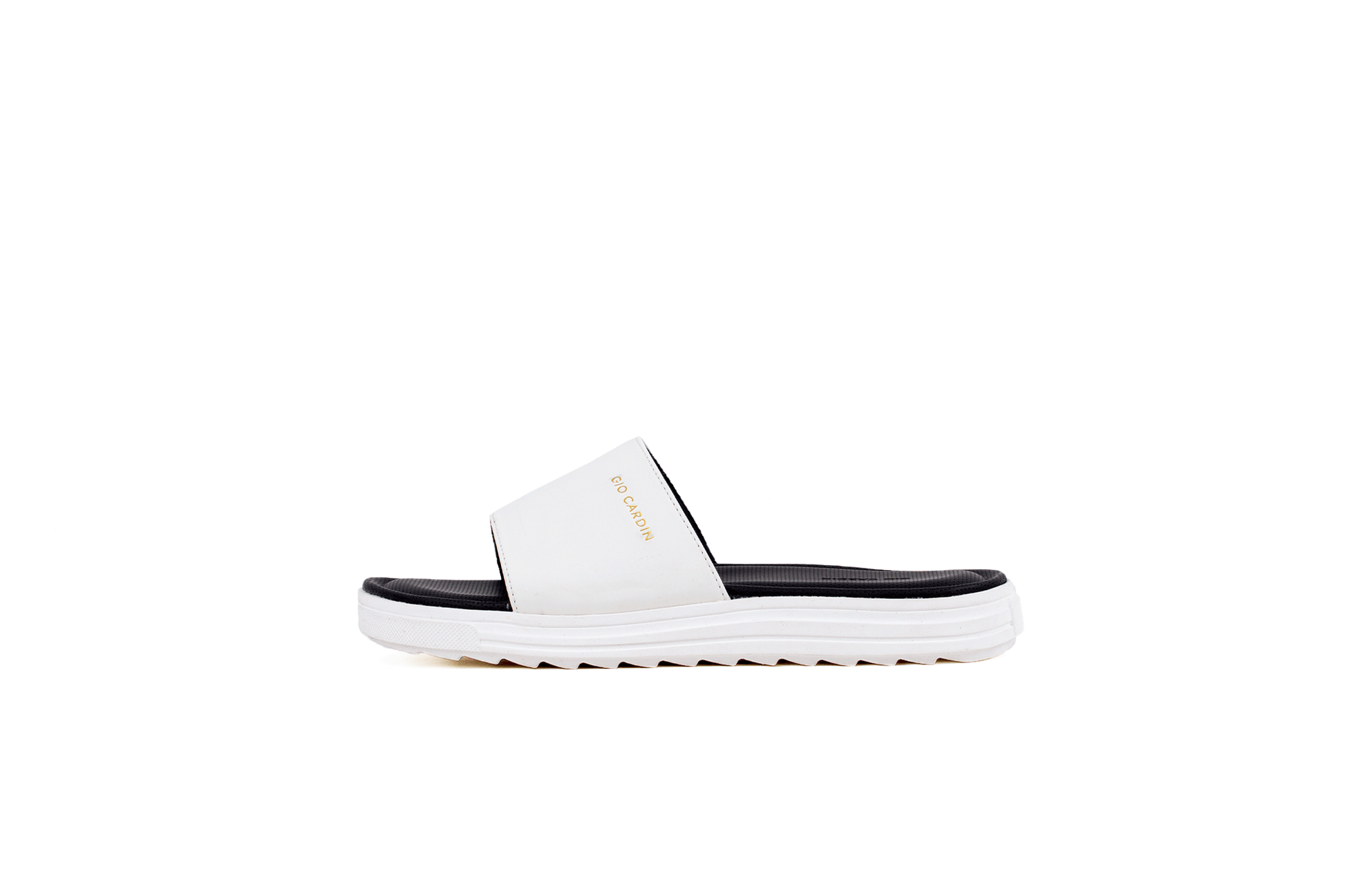 SERENO SLIDES | WHITE / BLACK | UNISEX - Gio Cardin