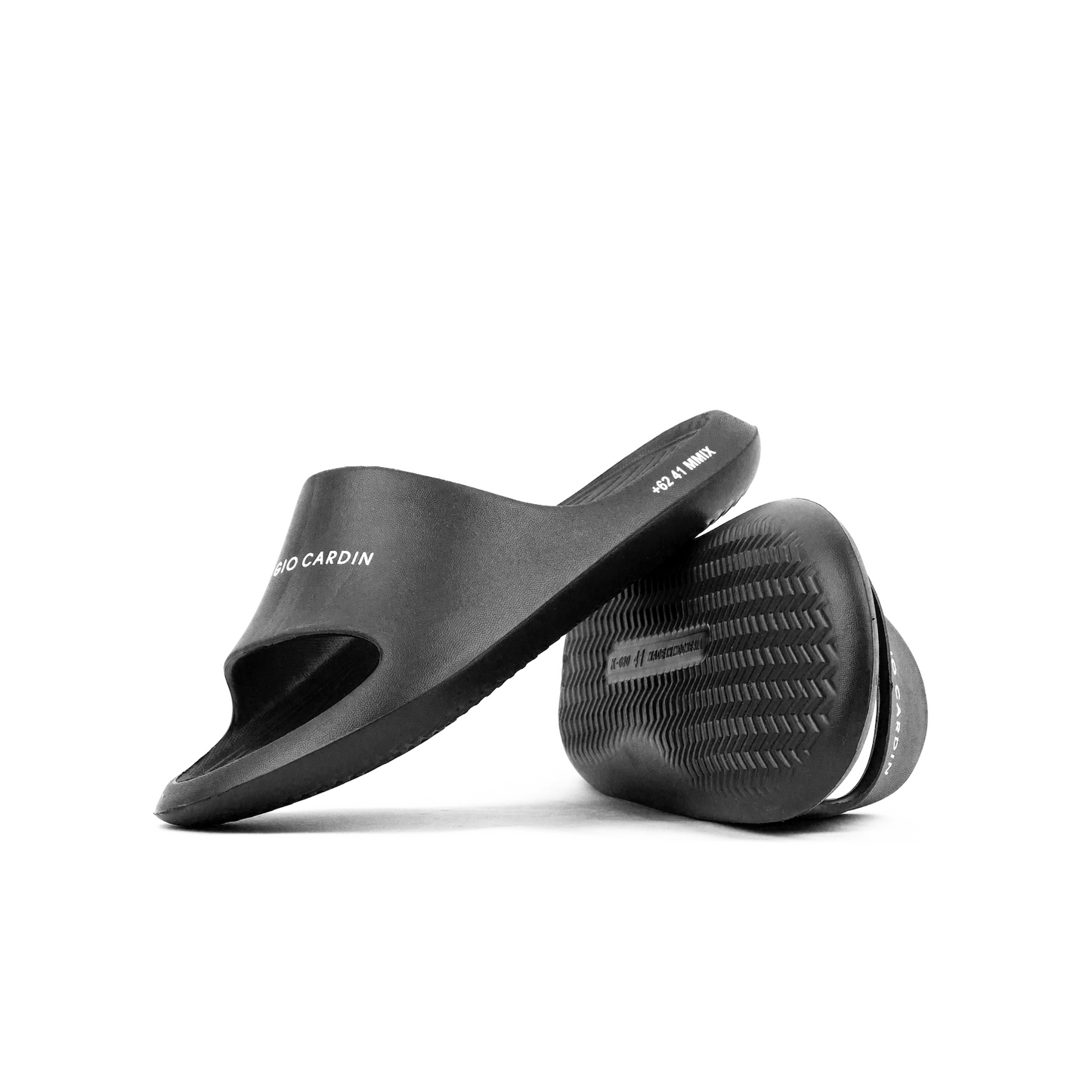 LINO SLIDES | TRIPLE BLACK | UNISEX - Gio Cardin