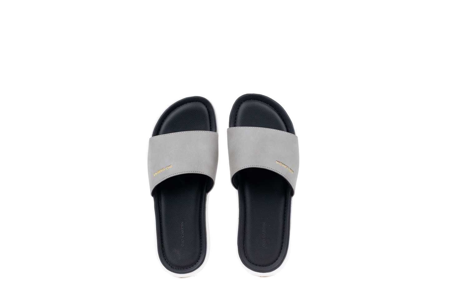 SERENO SLIDES | GREY / WHITE | UNISEX - Gio Cardin