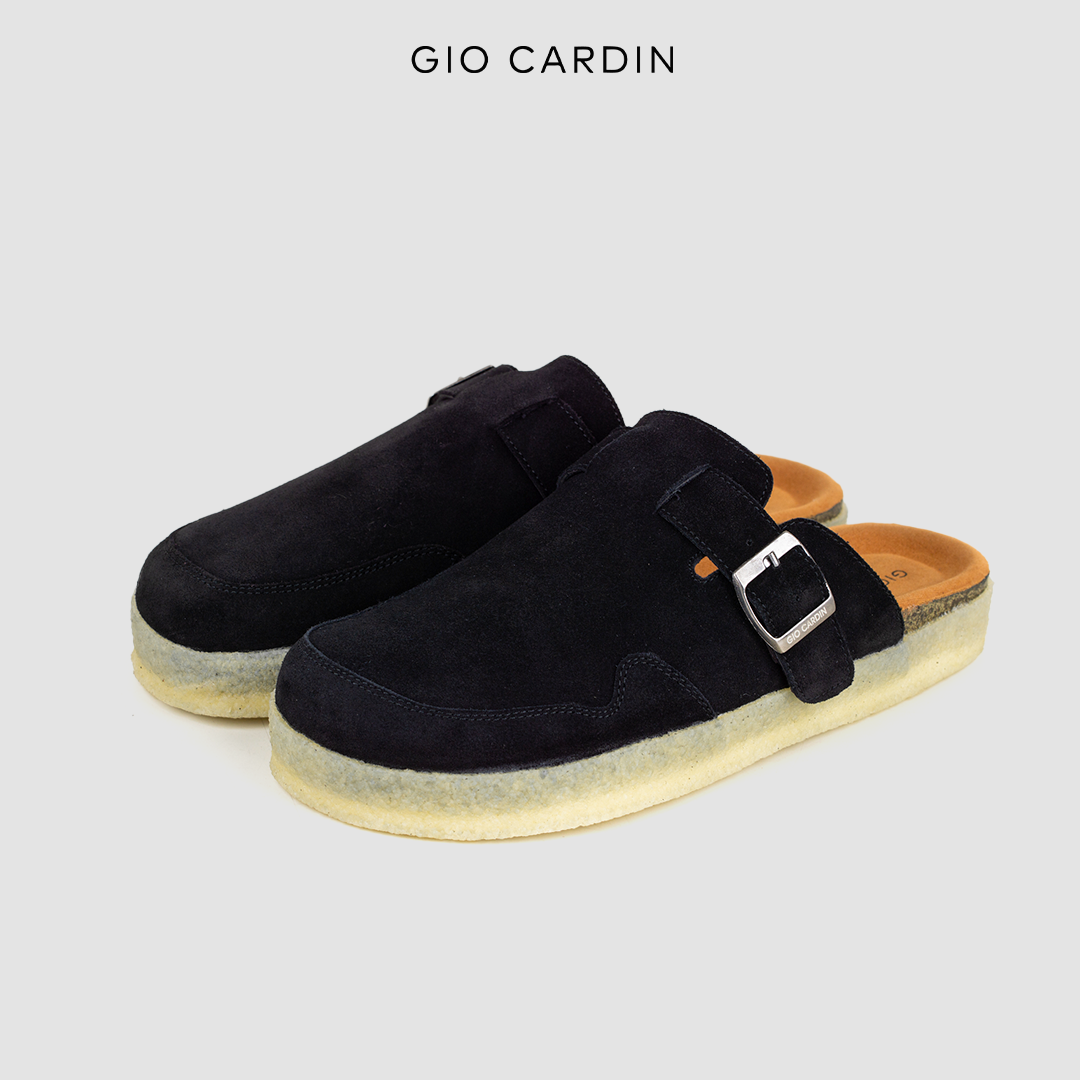 YOKO SANDALS | BLACK SUEDE | MEN