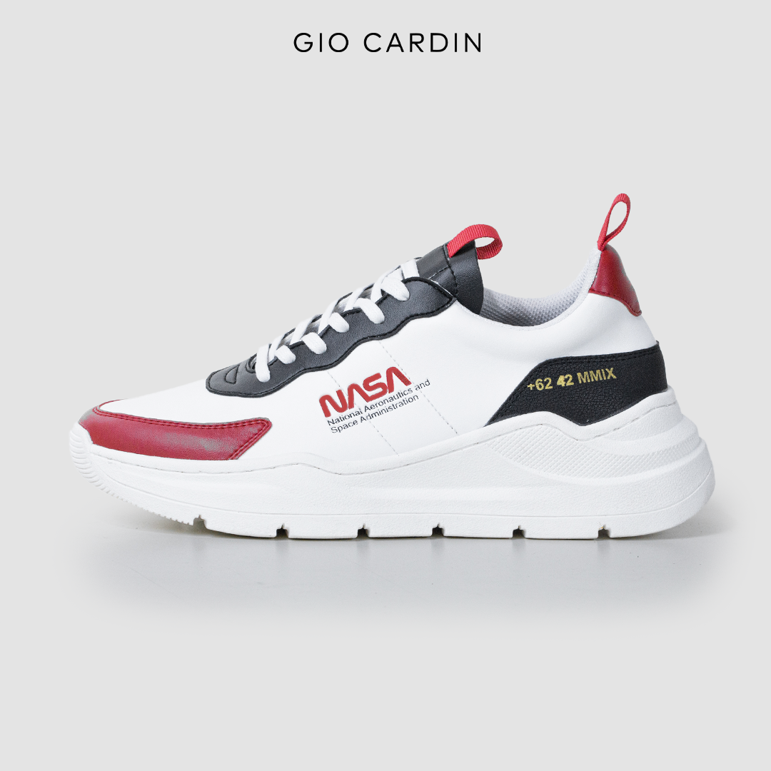 GIO CARDIN x NASA - LM - 03 - WHITE / RED / BLACK