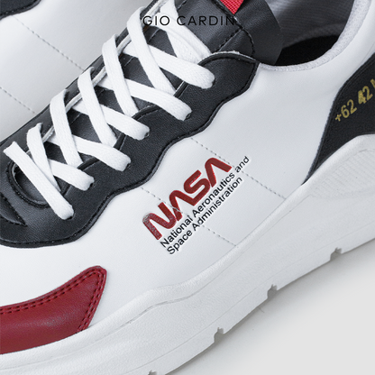 GIO CARDIN x NASA - LM - 03 - WHITE / RED / BLACK