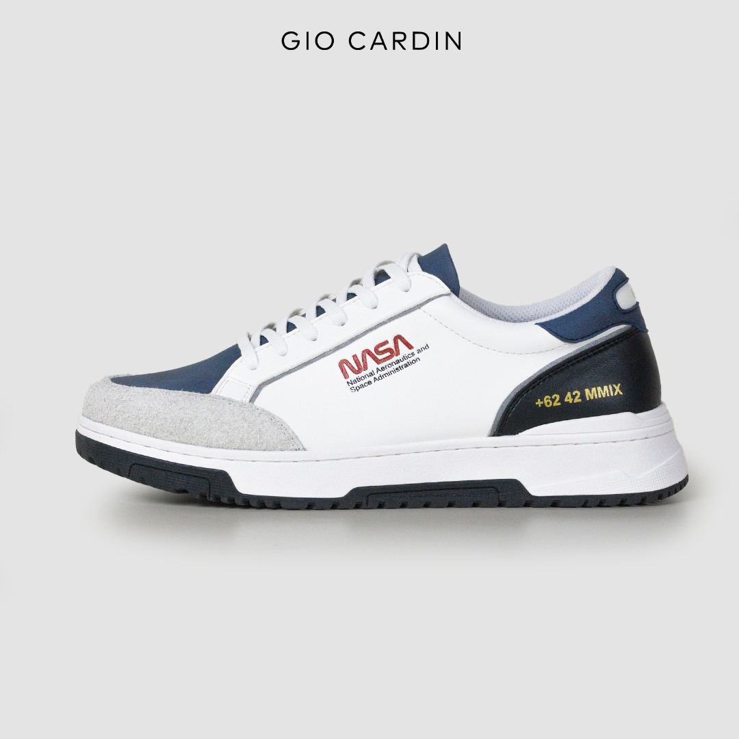 GIO CARDIN x NASA - LM - 02 - WHITE / NAVY