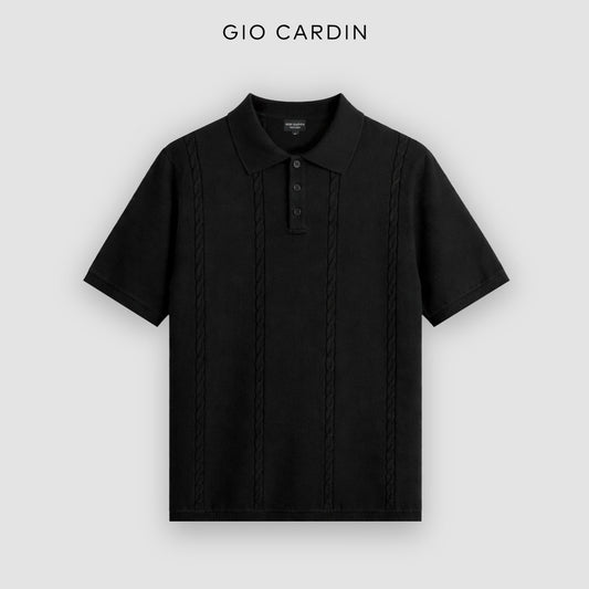 BARON KNIT POLO | BLACK | MEN