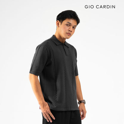BARON KNIT POLO | BLACK | MEN
