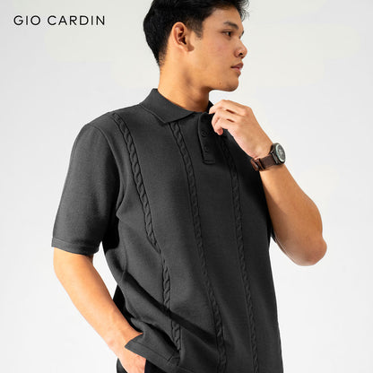 BARON KNIT POLO | BLACK | MEN