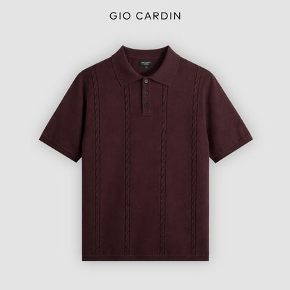 BARON KNIT POLO | COFFEE | MEN