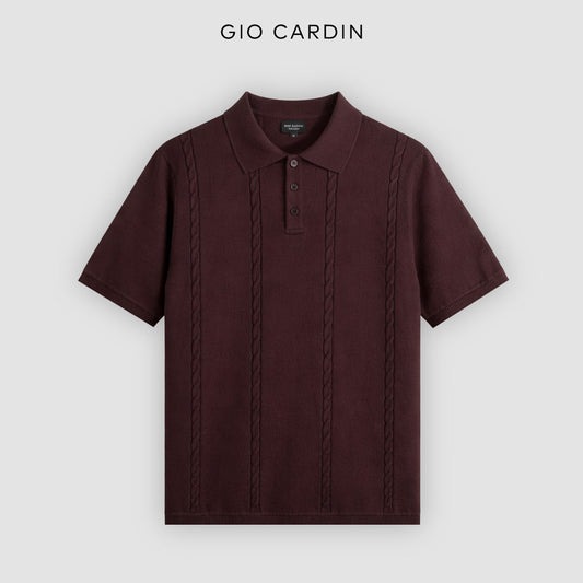 BARON KNIT POLO | COFFEE | MEN