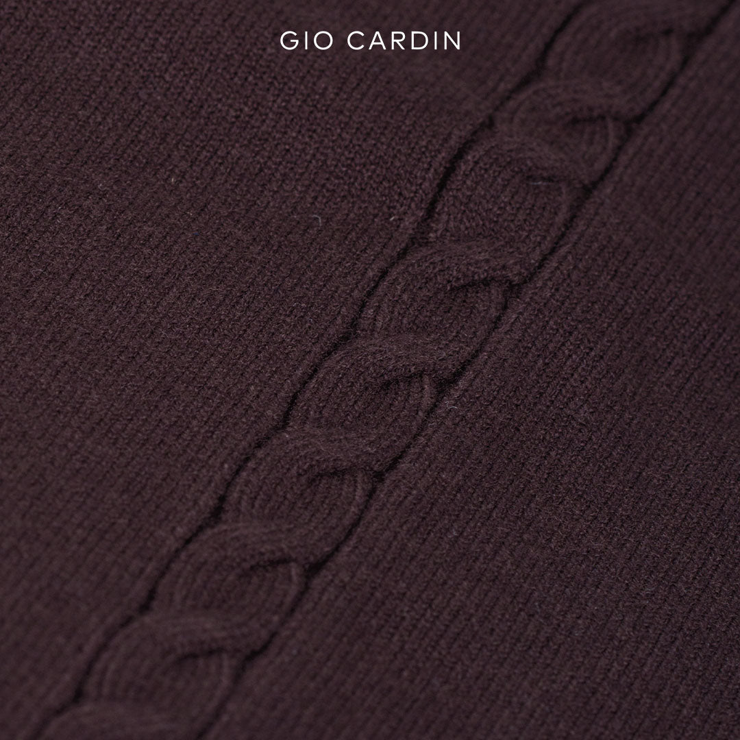 BARON KNIT POLO | COFFEE | MEN