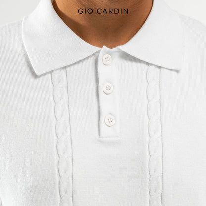 BARON KNIT POLO | BROKEN WHITE | MEN