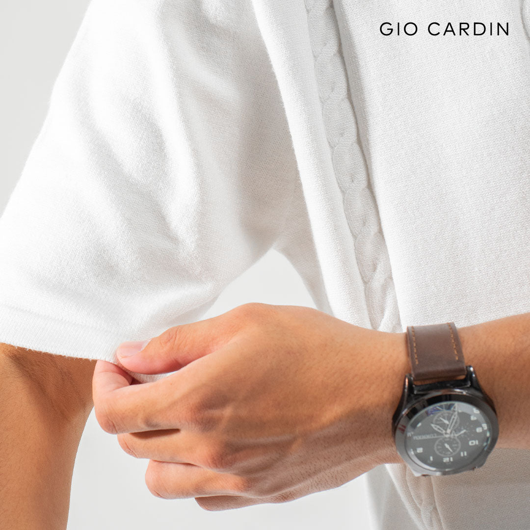 BARON KNIT POLO | BROKEN WHITE | MEN