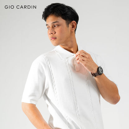 BARON KNIT POLO | BROKEN WHITE | MEN