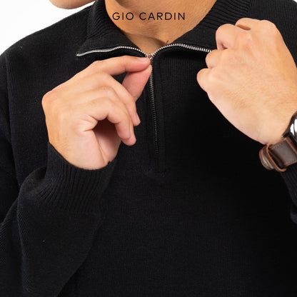 KELVIN KNIT POLO | BLACK | MEN