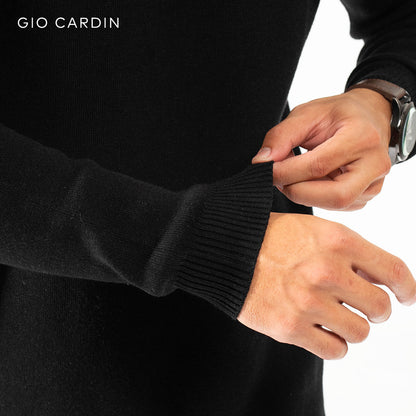 KELVIN KNIT POLO | BLACK | MEN