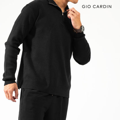 KELVIN KNIT POLO | BLACK | MEN