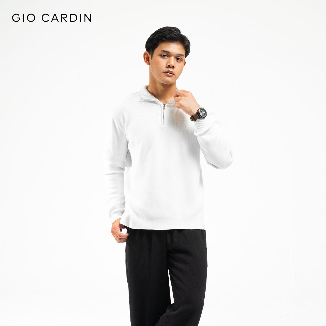 KELVIN KNIT POLO | BROKEN WHITE | MEN