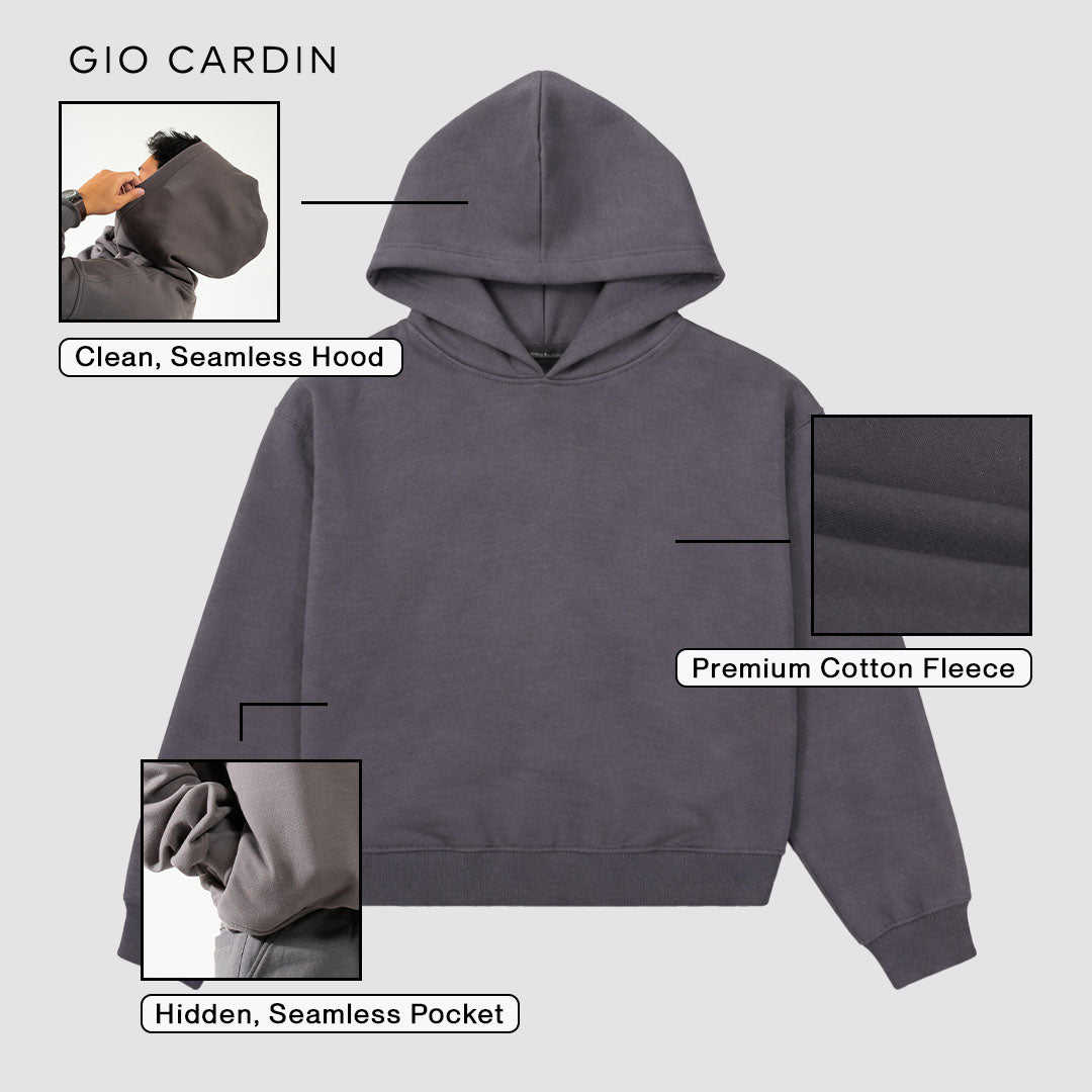 ELLIOT HOODIE | DARK GREY | UNISEX - Gio Cardin