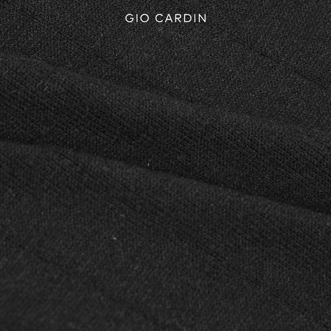 XANDER KNIT POLO | BLACK | MEN - Gio Cardin