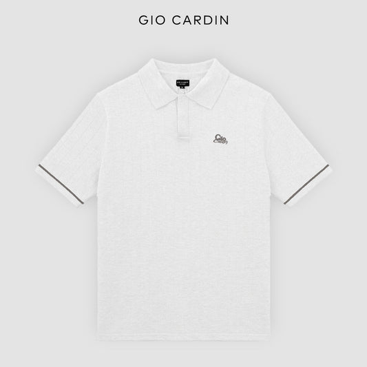 XANDER KNIT POLO | BROKEN WHITE | MEN - Gio Cardin