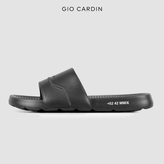 GION SLIDES | TRIPLE BLACK | MEN - Gio Cardin