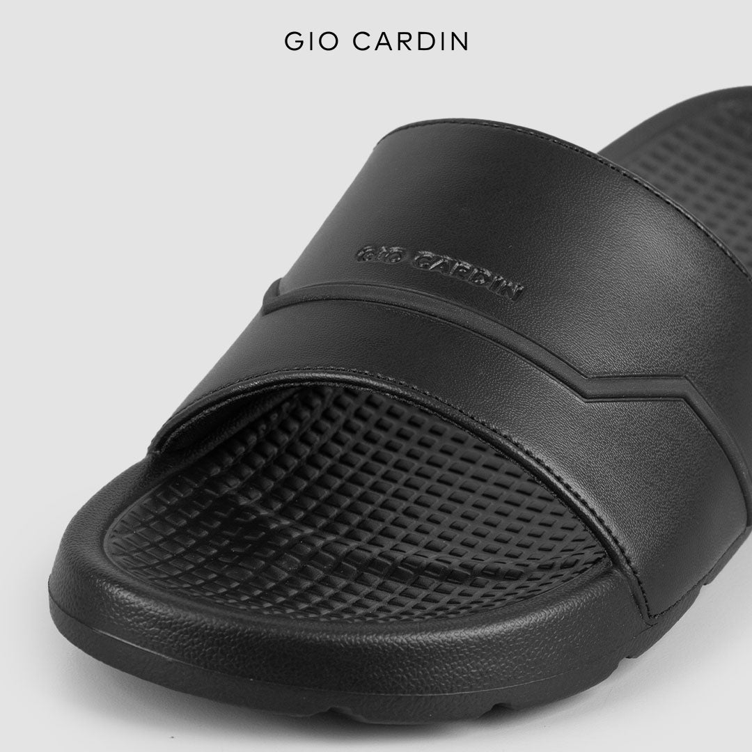 GION SLIDES | TRIPLE BLACK | MEN - Gio Cardin