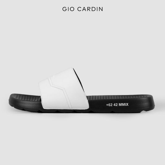 GION SLIDES | TRIPLE WHITE | UNISEX - Gio Cardin