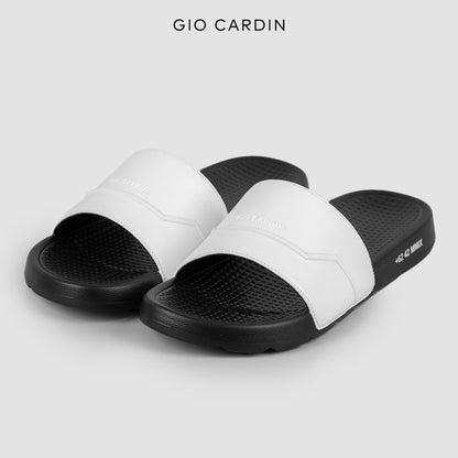 GION SLIDES | TRIPLE WHITE | UNISEX - Gio Cardin
