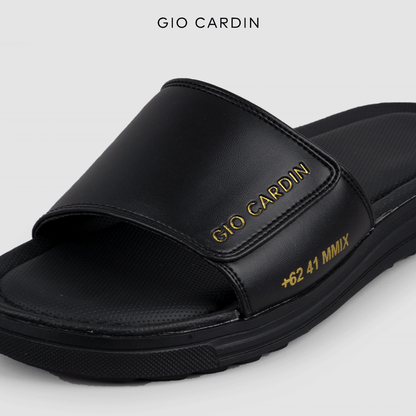 JUDE SLIDES | TRIPLE BLACK | UNISEX