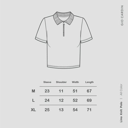 LINO KNIT POLO | WHITE | MEN - Gio Cardin