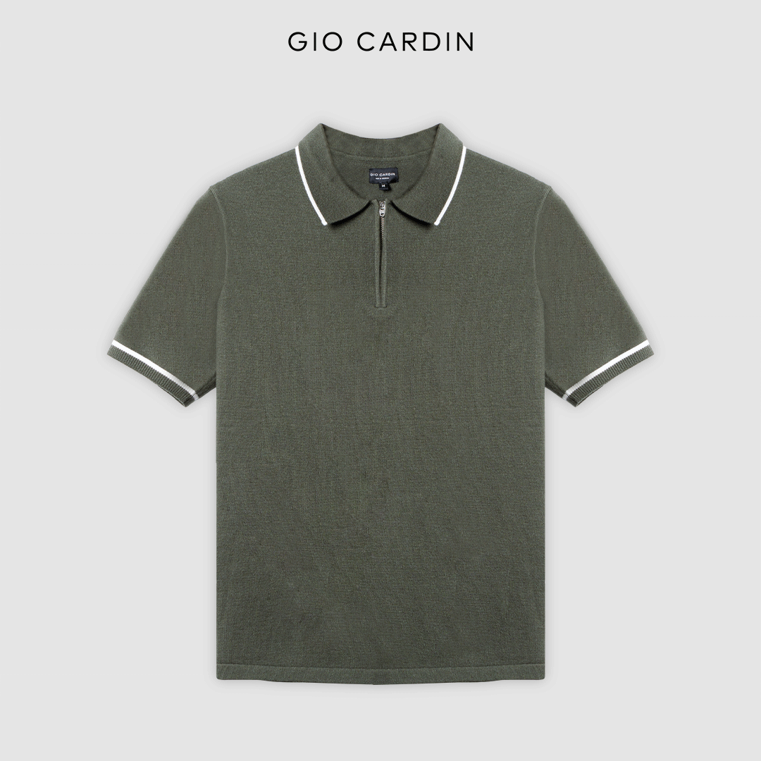 LINO KNIT POLO | OLIVE | MEN