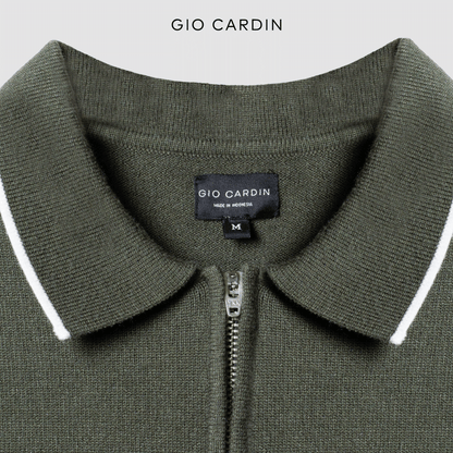 LINO KNIT POLO | OLIVE | MEN