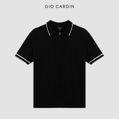 LINO KNIT POLO | BLACK | MEN