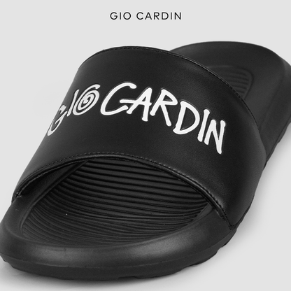 ELVON SLIDES | BLACK WHITE | UNISEX - Gio Cardin