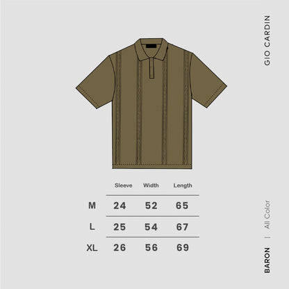 BARON KNIT POLO | BLACK | MEN