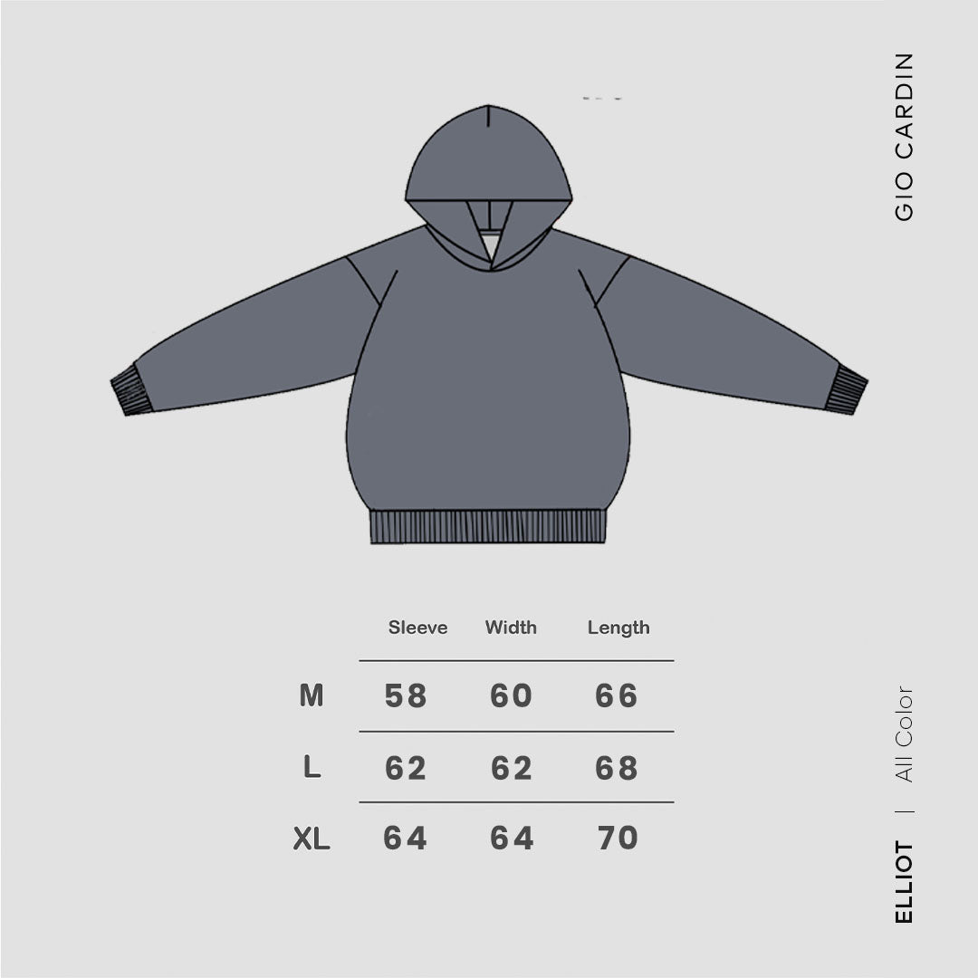 ELLIOT HOODIE | DARK GREY | UNISEX - Gio Cardin