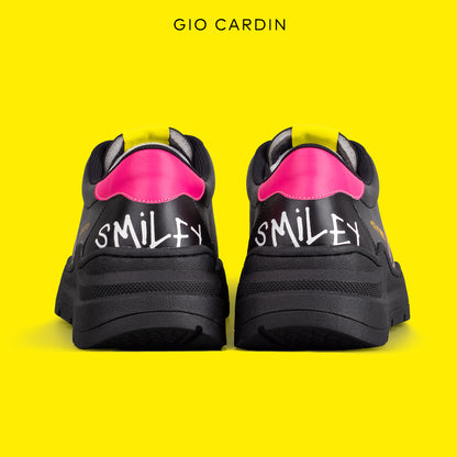 GIO CARDIN x SMILEY - LORRIMER - BLACK / LILAC