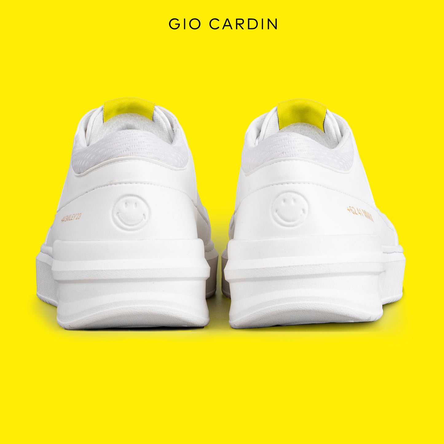 GIO CARDIN x SMILEY - RIES - TRIPLE WHITE