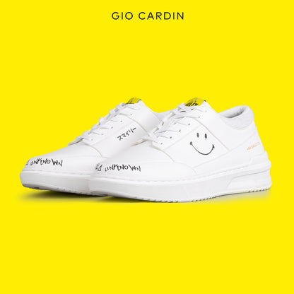 GIO CARDIN x SMILEY - RIES - TRIPLE WHITE