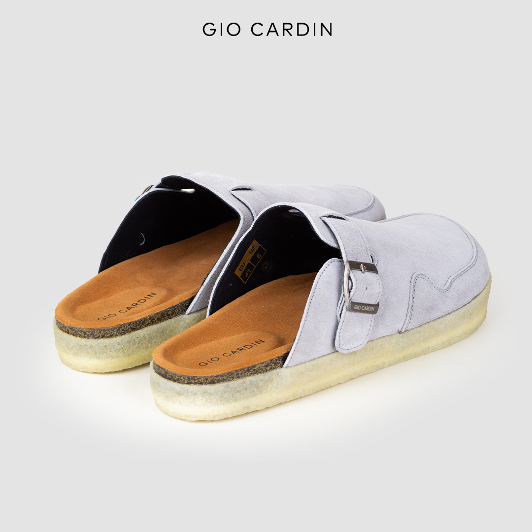 YOKO SANDALS | LIGT GREY SUEDE | MEN