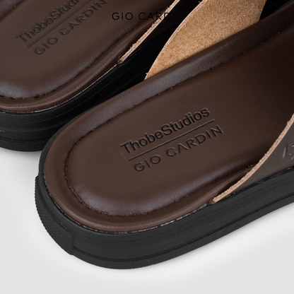 GIO CARDIN x THOBE STUDIOS - MEHAR SLIDES - BROWN