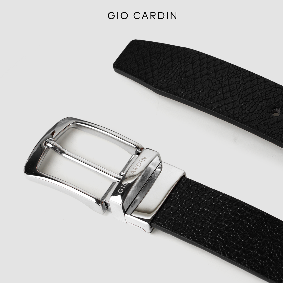 BENIGNO | REVERSIBLE BELT | BLACK / COFFEE